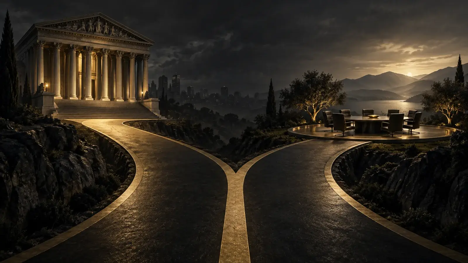 Arbitration versus litigation concept: a forked road to a courthouse or an arbitration table